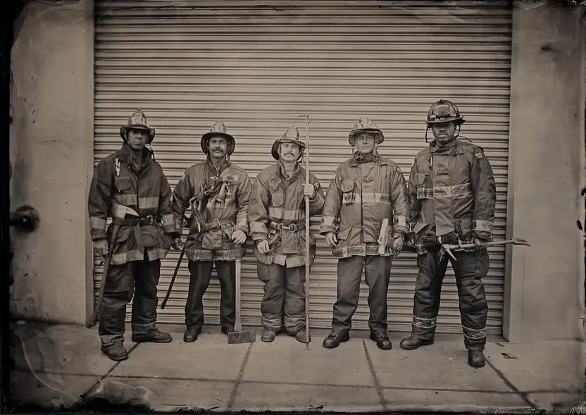 Vinatage Fire Photo